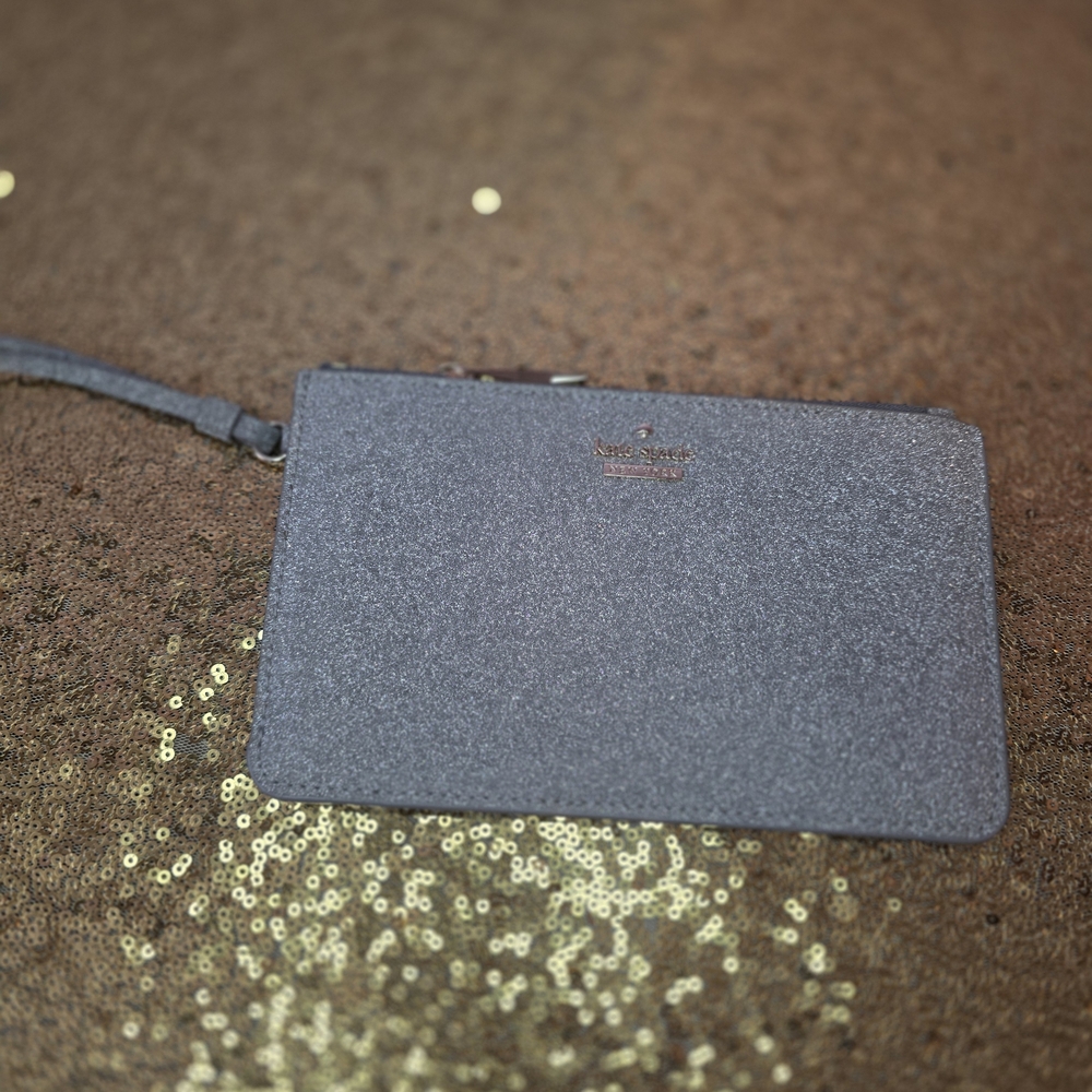 Kate Spade Gray Wristlet